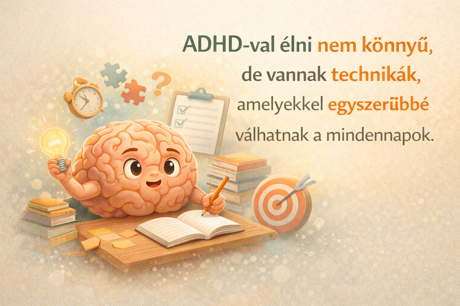 ADHD-val élni nem könnyű, de vannak technikák, amelyekkel egyszerűbbé válhatnak a mindennapok.